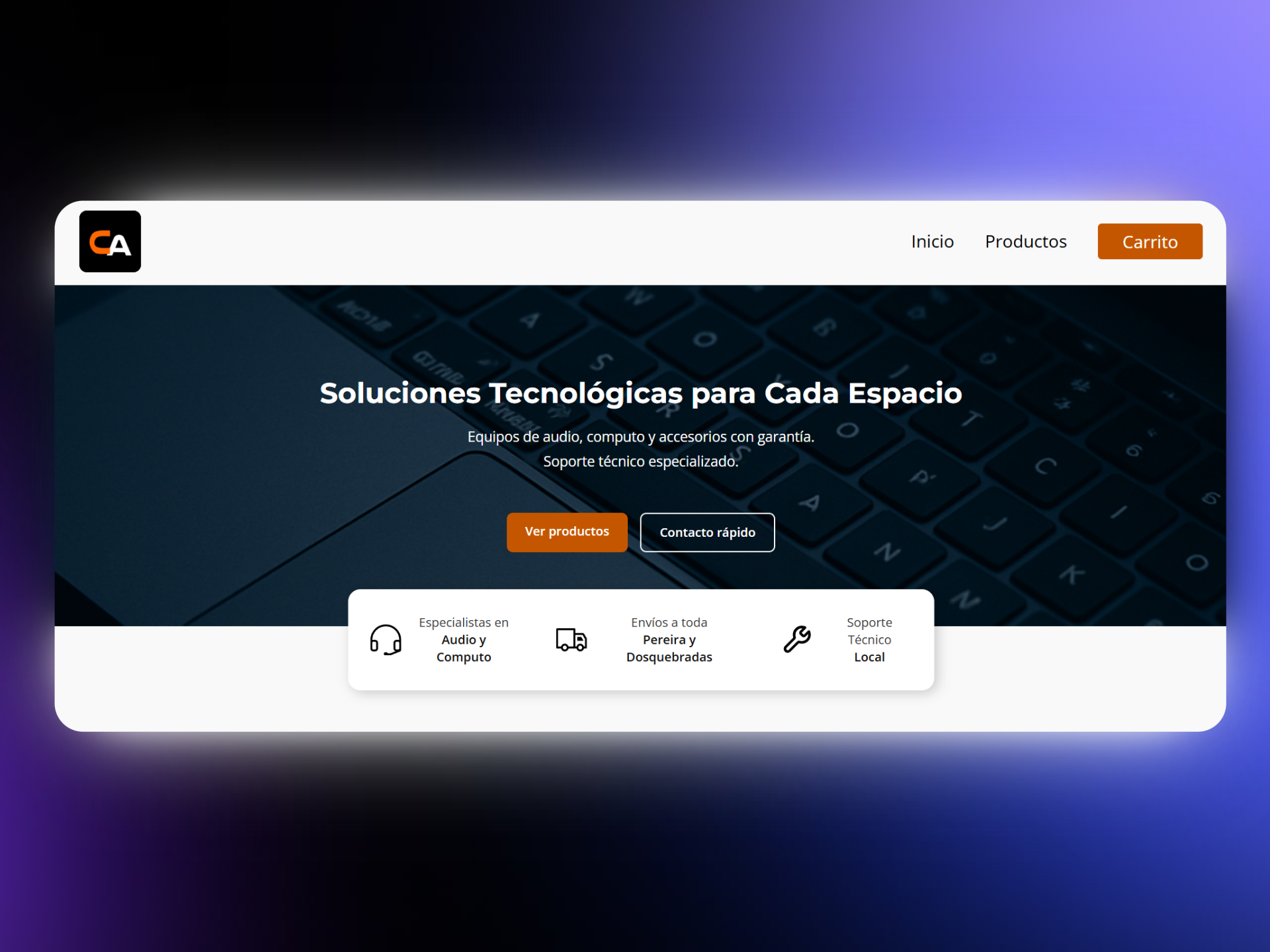 Landing Page - CompuAudio